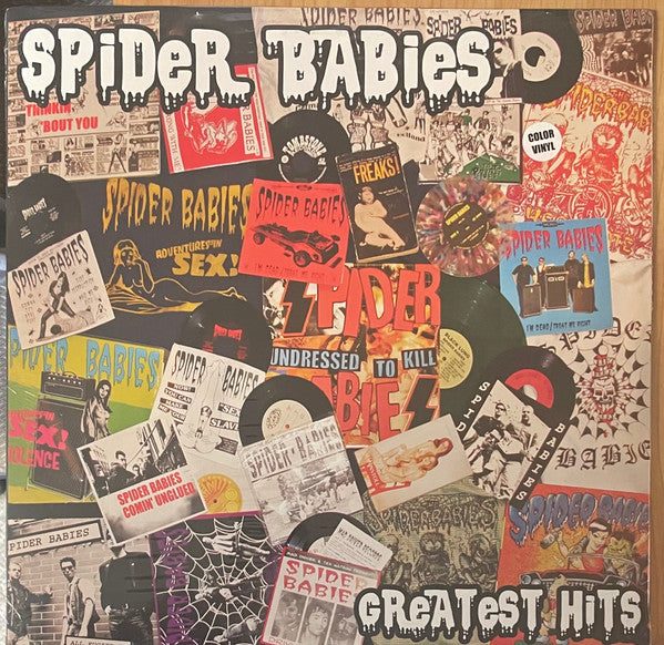 SPIDER BABIES (スパイダー・ベイビーズ) - Greatest Hits (US 限定「ピンク Vinyl」LP/廃盤 New)