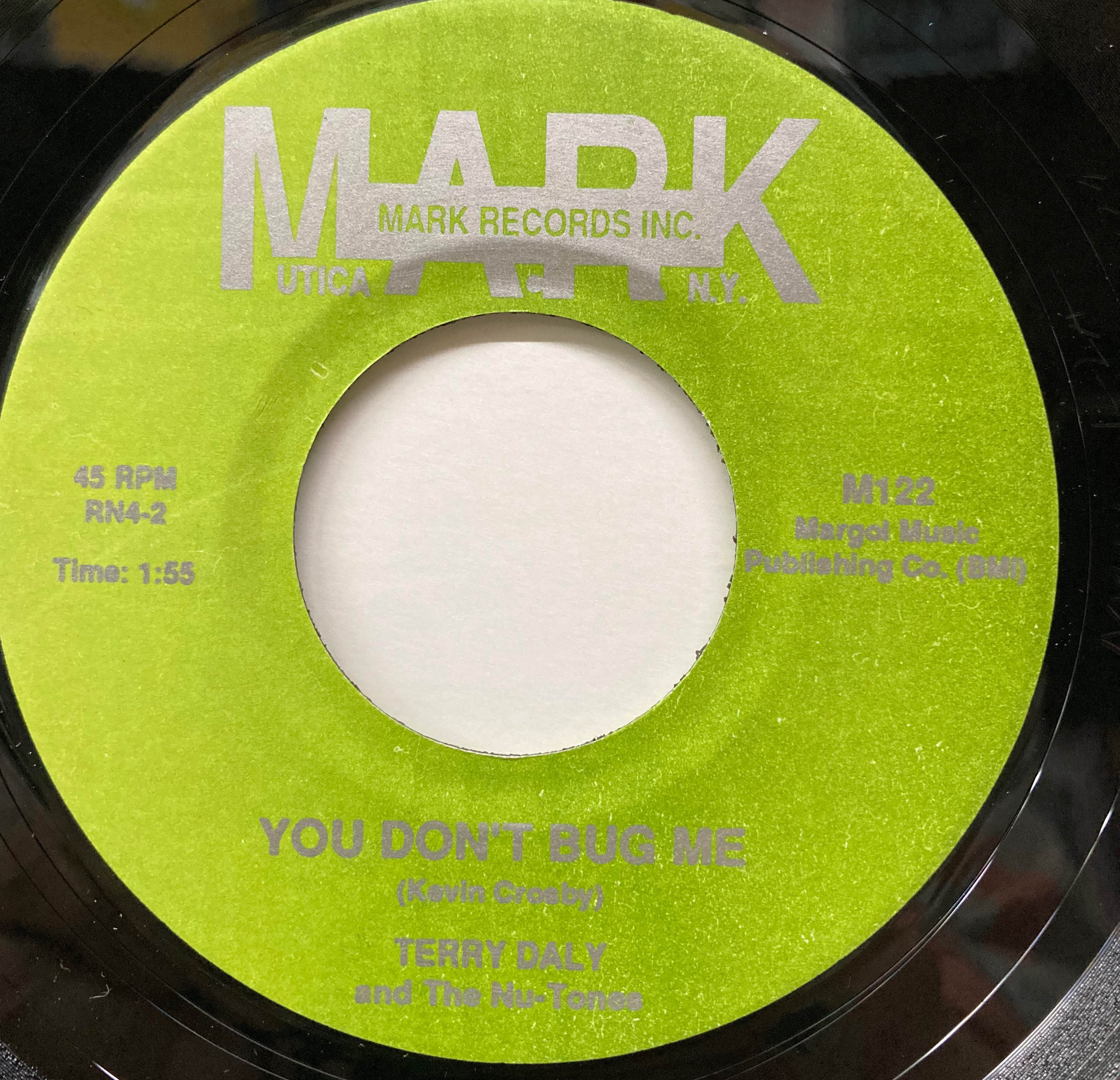 TERRY DALY & The Nu-Tones (テリー・デリー & ザ・ニュートーンズ) - You Don't Bug Me (US 限定リプロ再発 7インチ/ New) '58年フランティック・ロカビリー!