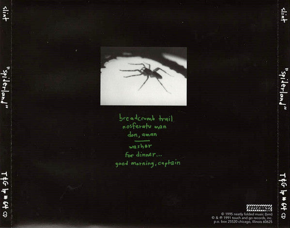 SLINT (スリント) - Spiderland (US 正規限定再発 CD/NEW) '91年2nd&ラストアルバム