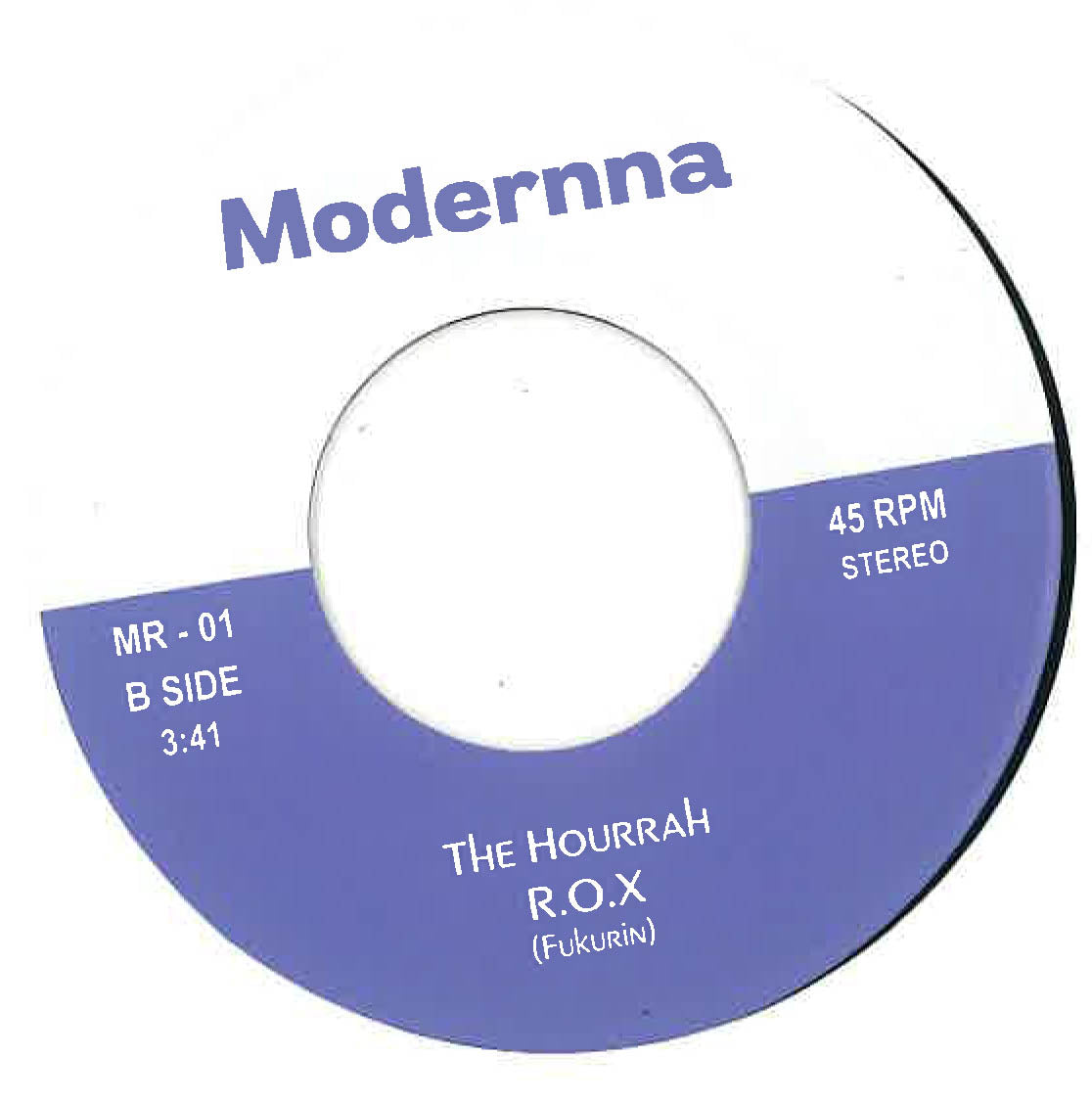 HOURRAH, THE (ザ・ゥハァー ) - Go Blank / R.O.X (Japan 自主制作200枚限定ジャケ付き7" / New ) 特典バッジ付き ※日本全国送料¥300にて発送可!