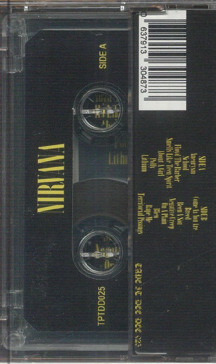 NIRVANA (ニルヴァーナ) - Live At Teatro Castello, Rome, Italy (UK 限定リリース Cassette/NEW) 91年イタリア録音ライブアルバム