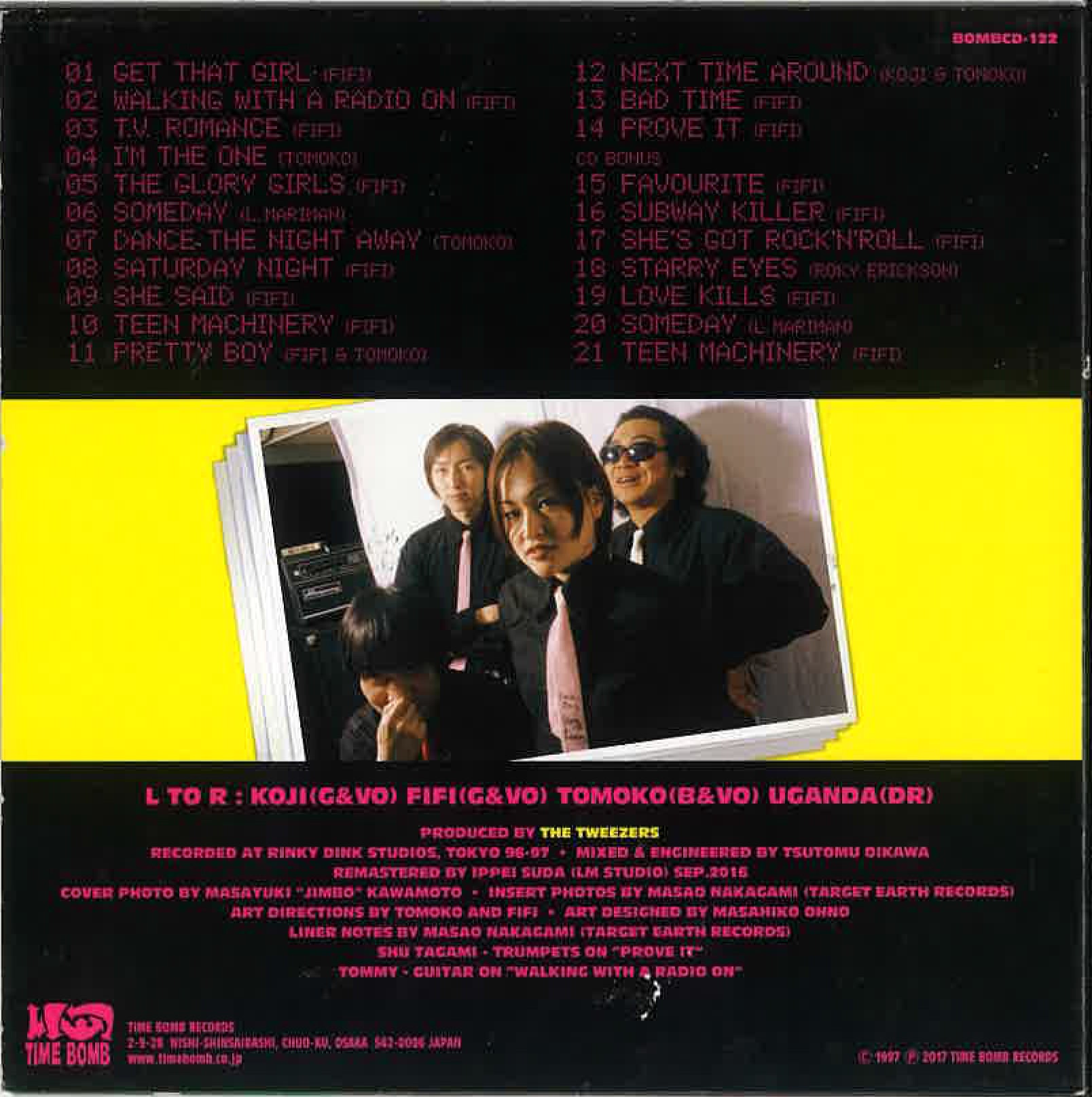 TWEEZERS (トゥイーザーズ) - ALREADY (Japan タイムボム 限定ボーナス入りリマスター再発「見開き厚紙ジャケ」CD/New) '97年伝説のデビュー・アルバム