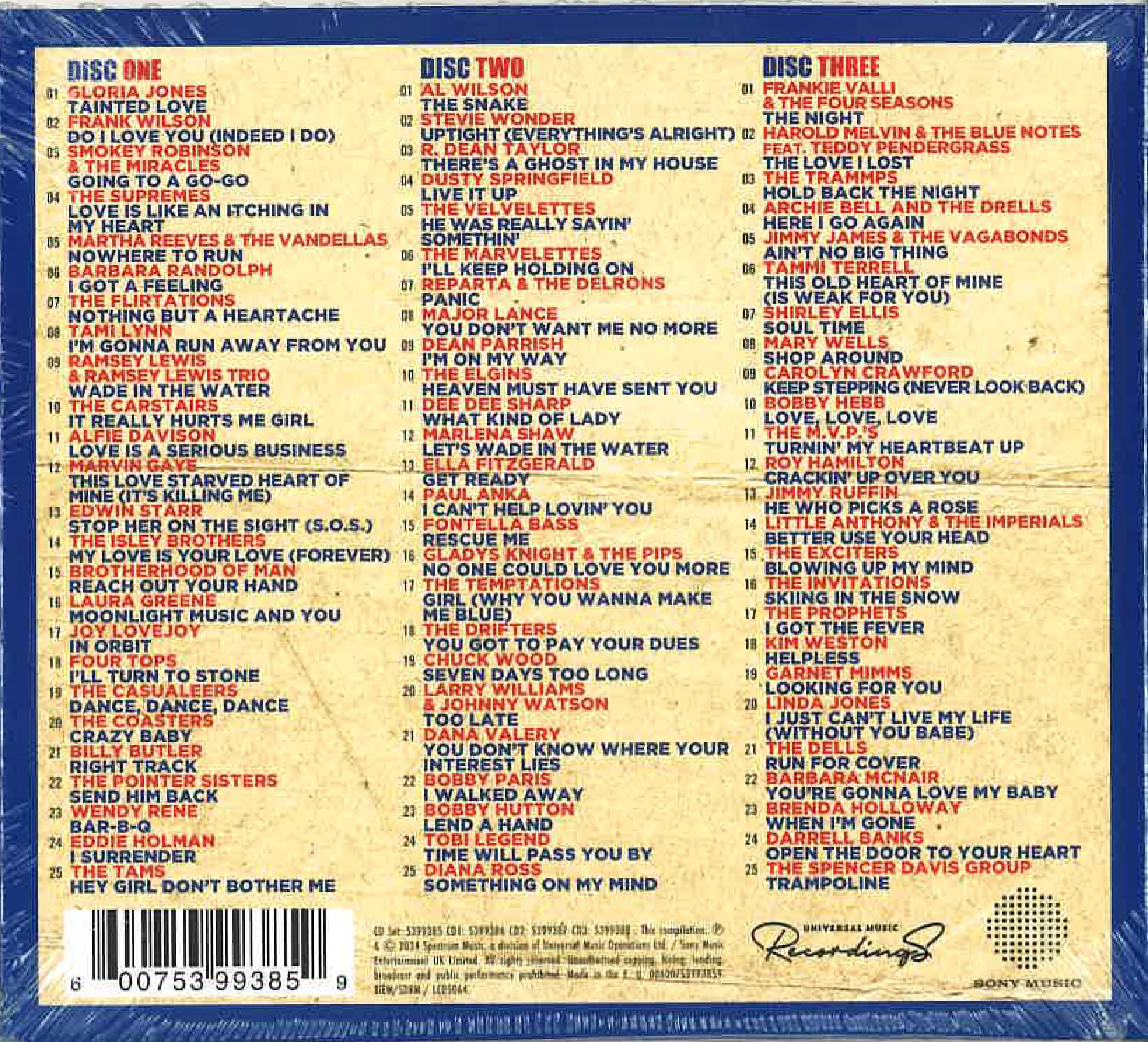 V.A. (60's ノーザンソウル・クラシック・コンピ) - The Best Northern Soul Album in the World... Ever! (UK 限定見開き紙ジャケ3xCD/New)