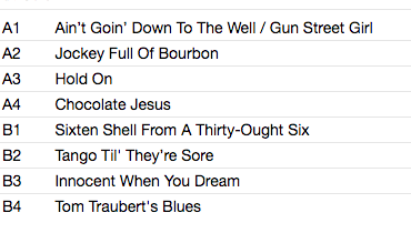 TOM WAITS (トム・ウェイツ) - Gun Street Boy (The Bridge School Benefit Broadcast) (EU 限定プレス LP/ New)