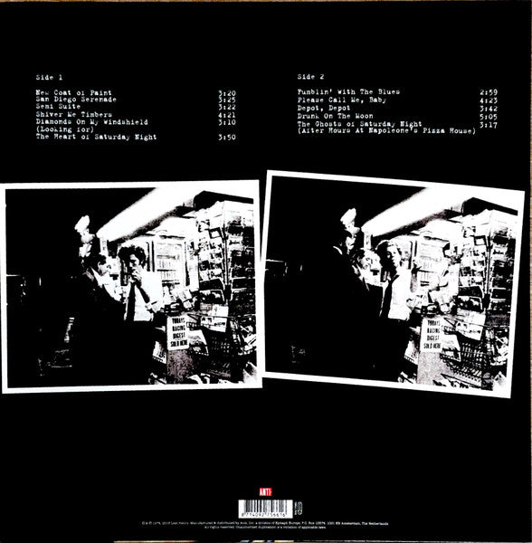 TOM WAITS (トム・ウェイツ) - The Heart Of Saturday Night (US 正規限定再発「Raspberry Beret(パープルマーブル)VINYL」LP/New) '74年セカンド・アルバム