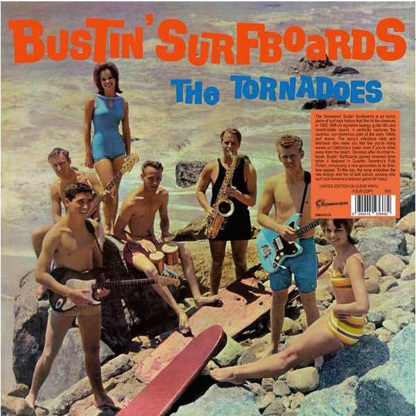 TORNADOES, THE (ザ・トルネイドース) - Bustin’ Surfboards (EU 限定500枚ナンバリング入り再発「クリア VINYL」LP /New)'63年サーフロック名作!