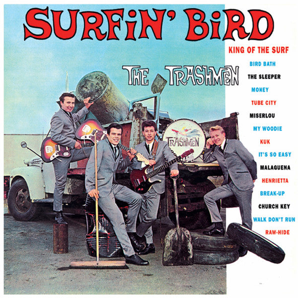 TRASHMEN (トラッシュメン) - Surfin’ Bird (US 正規限定ボーナス入り再発「イエローVINYL」モノラル LP/ New 既に廃盤)ガレージ・サーフ界大御所’64年デビューアルバム