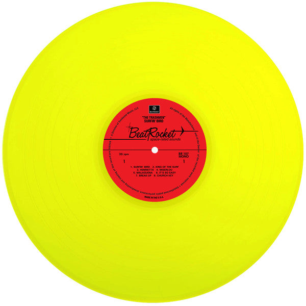 TRASHMEN (トラッシュメン) - Surfin’ Bird (US 正規限定ボーナス入り再発「イエローVINYL」モノラル LP/ New 既に廃盤)ガレージ・サーフ界大御所’64年デビューアルバム