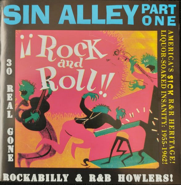 V.A. (50's〜60's ロカビリー、ブラック・ロッカーの激レア7インチ編集コンピ) - Sin Alley Part.1 (ドイツ限定再発30曲入り CD/ New)