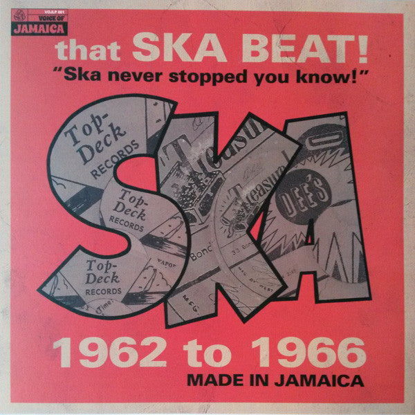 V.A. ('62〜'65年ジャマイカン・スカ・コンピ) - That Ska Beat! 1962 To 1966 (UK 2024年限定再発「赤盤」LP/New)