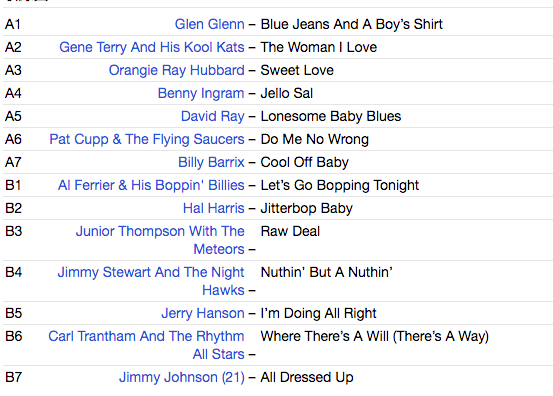 V.A. (ケブ・ダージ選曲レア・ロカビリーコンピ) - The Best Of Ace Rockabilly (UK ACE社限定 LP/New)