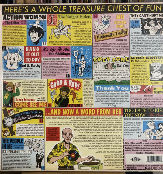 V.A. (DJ ケブ・ダージ氏選曲60'sガレージパンクコンピ) - Keb Darge Presents The Best of Ace Sixties Garage Punk (UK 限定プレス「黒盤」LP/ New)