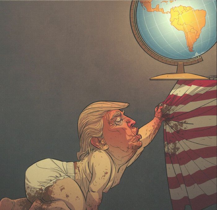 JELLO BIAFRA With MOTORPSYCHO / PATRIK FITZGERALD (ジェロ・ビアフラ・ウィズ・モーターサイコ / パトリック・フィッツジェラルド) - Punch (US-EU 1,100枚限定ジャケ付き 7インチ/NEW)