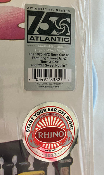 VELVET UNDERGROUND (ヴェルヴェット・アンダーグラウンド) - Loaded ( 2023年全世界共通 アトランティック社創立75周年記念 限定再発「クリスタル・クリア VINYL」LP/New ) ※発売と同時にコレクタブル!