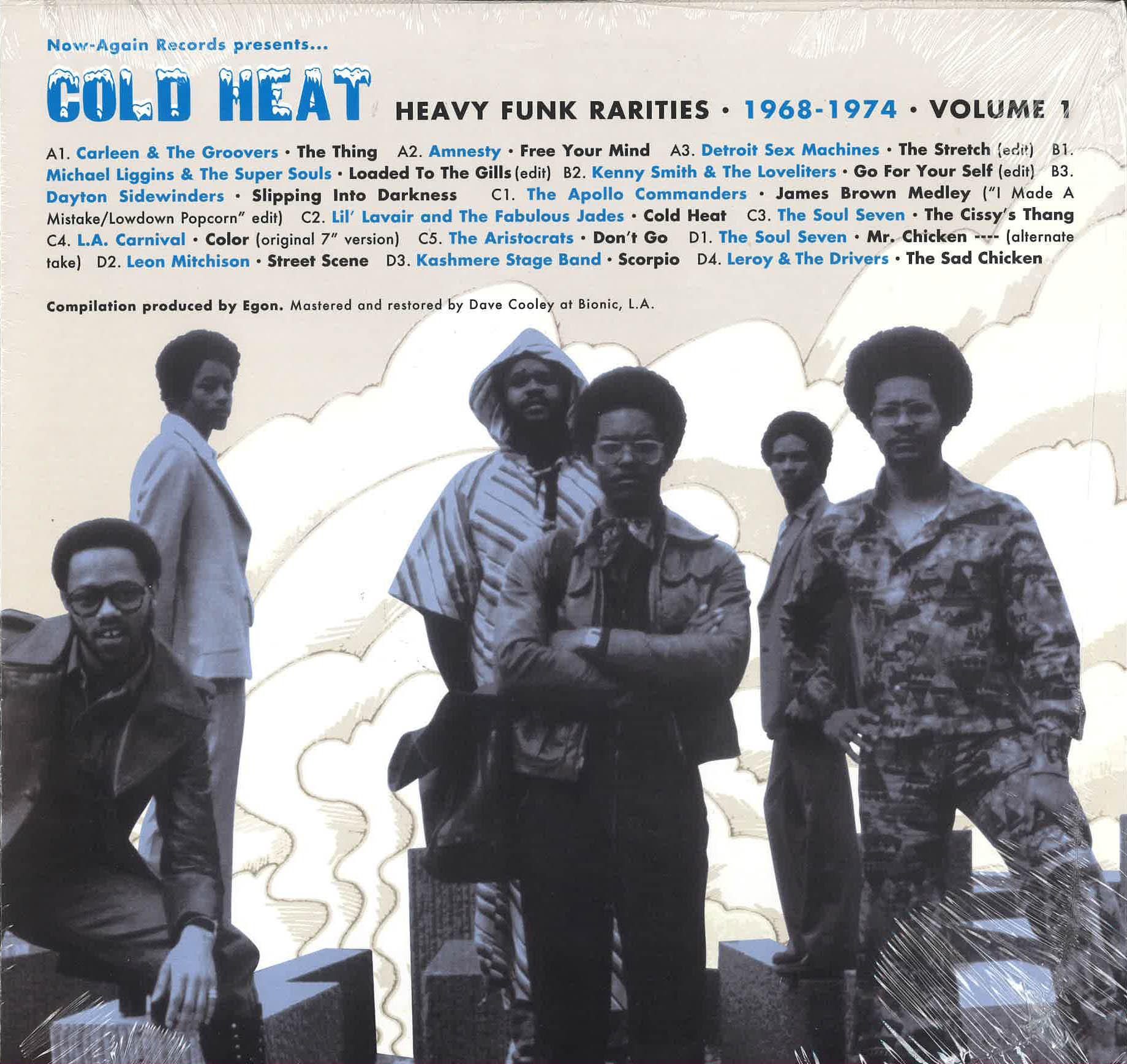V.A. ('68〜'74年ディープファンク・コンピ) - Cold Heat - Heavy Funk Rarities 1968-1974 Vol.1 (US 限定復刻再発2xLP/New)