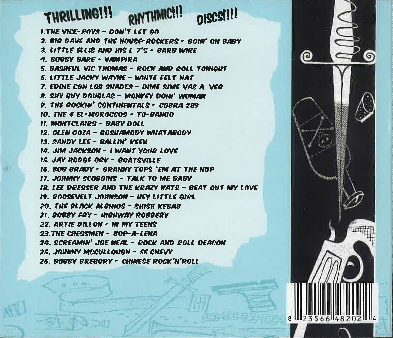 V.A. (50's & 60's レア・ロカビリー、ロックンロール・シリーズコンピ) - Desperate Rock N Roll Vol.4 (UK限定 CD /New)