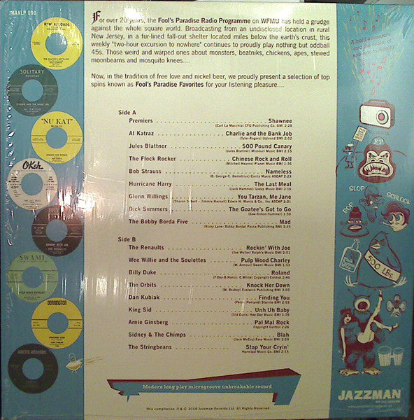 V.A. (英国再発名門ジャズマン社編集'50〜'60年代変態怪奇レアコンピ!) - Fool's Paradise Favorites (UK 限定 LP+ジャケ付き7"/New)