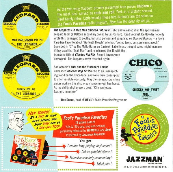 V.A. (英国再発名門ジャズマン社編集'50〜'60年代変態怪奇レアコンピ!) - Fool's Paradise Favorites (UK 限定 LP+ジャケ付き7"/New)
