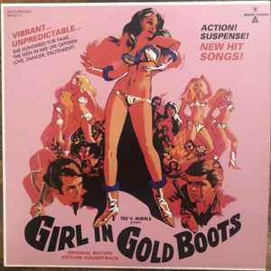 O.S.T.- V.A. ('68年ゴーゴーダンス界犯罪ドラマ(カルト)映画サントラ!) - Girl In Gold Boots (US 限定「クリア・ゴールド Vinyl」LP+帯、映画のDVD /New )