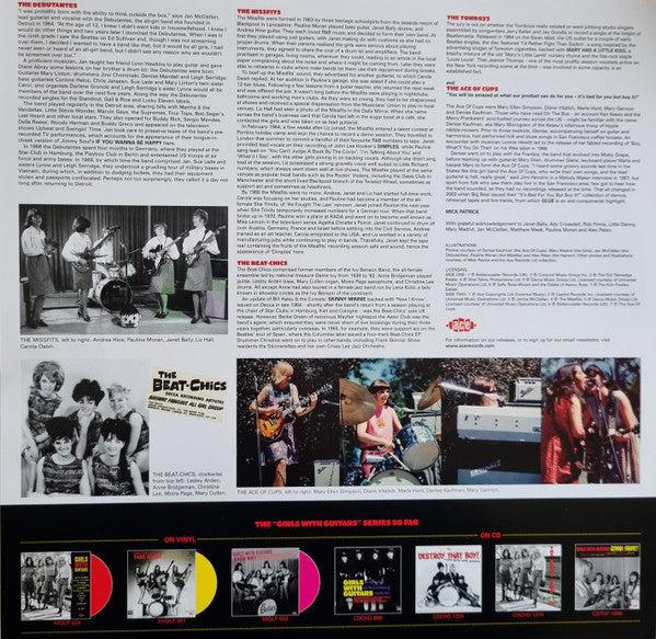 V.A. (60's 欧米ガールズ・ガレージ・シリーズ・コンピ) - Girls With Guitars Got Eyes On You! (UK-EU 限定リリース「赤盤」モノラル LP/New)