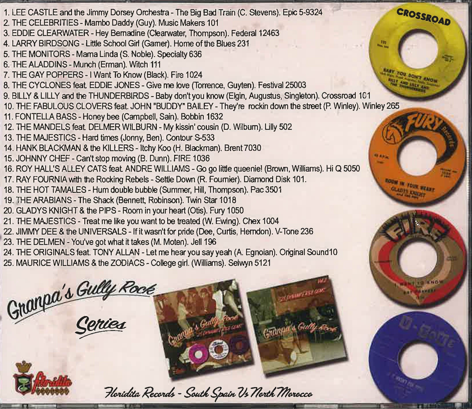 V.A. (R&B、ドゥワップ踊れる曲のみ編集コンピ第3弾。) - Grandpa's Gully Rock Vol. 3 (EU 限定 CD/New)
