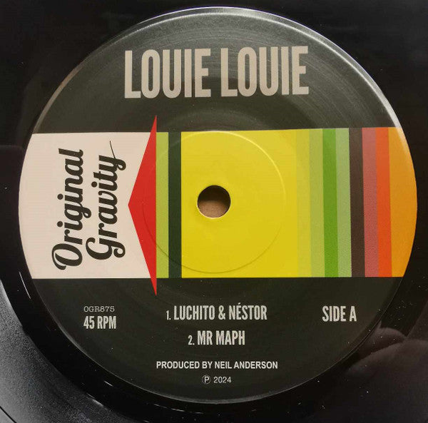 V.A. (「ルイ・ルイ」のSKA、ロックステディ、ラテン、ファンク・カヴァ!) - Louie Louie (UK 初回限定オリジナルジャケ付き「黒・カラーラベ」 4曲入り7" EP/New)