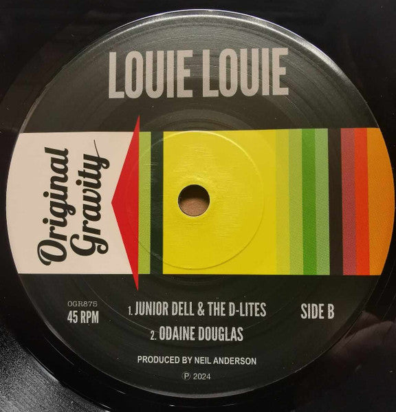 V.A. (「ルイ・ルイ」のSKA、ロックステディ、ラテン、ファンク・カヴァ!) - Louie Louie (UK 初回限定オリジナルジャケ付き「黒・カラーラベ」 4曲入り7" EP/New)