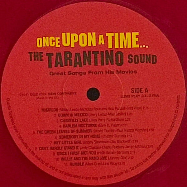 V.A. (タランティーノ監督映画サントラ編集コンピ) - Once Upon A Time... The Tarantino Sound (EU 限定プレス180g「赤盤」LP/ New)