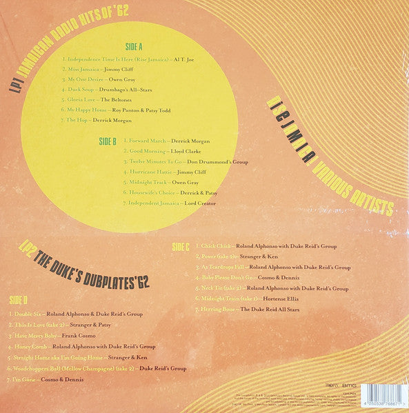 V.A. (1962年ジャマイカのラジオヒット+デューク・リード音源コンピ!) - Rise Jamaica: (UK 限定プレス「イエロー&グリーン VINYL」LPx2枚組/ New)