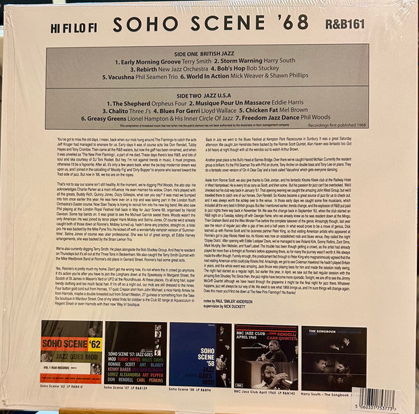V.A. (6T's ロンドン地下MOD=JAZZシーン愛聴名曲、珍曲編集コンピ!) - Soho Scene '68 / Jazz Goes Mod (UK ' 25年レコードストア限定 LP/New)