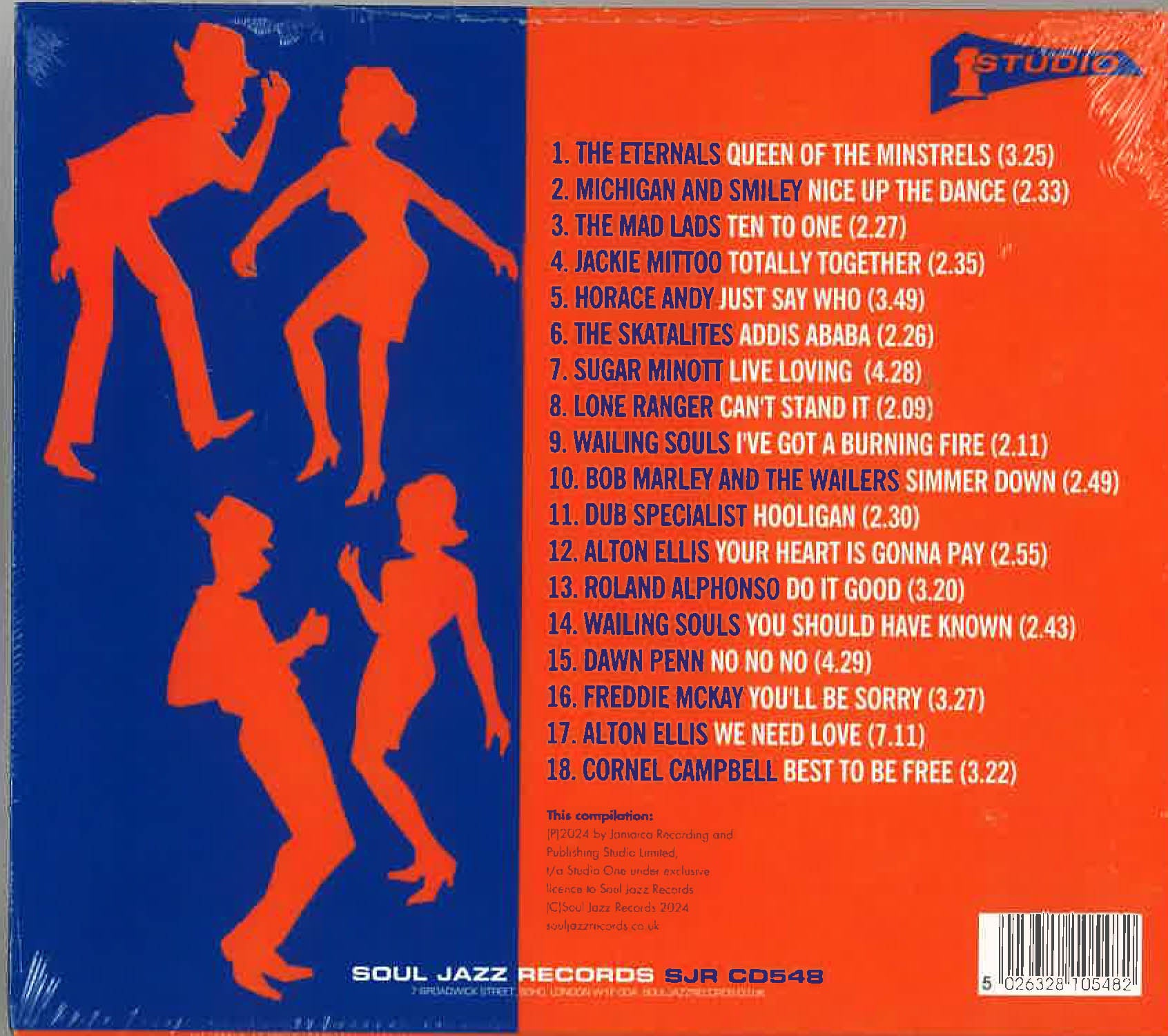 V.A. (スタジオ・ワン社ジャマイカン・SKA、ブルービート、アーリーレゲエ・コンピ) - Studio One - Down Beat Special (UK 限定アウタージャケ付きCD/New)