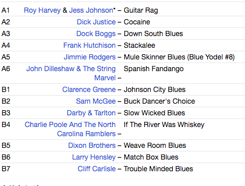 V.A. (1926〜1930年米国戦前ヒルビリー(ブルース)コンピ) - The Rough Guide To Hillbilly Blues (Reborn And Remastered) (EU 限定 LP+ダウンロード・カード/New)