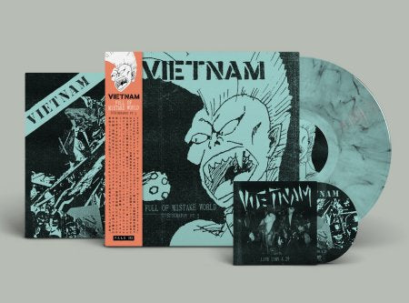 VIETNAM (ベトナム) - Full of mistake world - Discography Pt.2 (Italy 150枚限定「ブルーマーブル・ヴァイナル」LP+CD/ New) 80's大阪スラッシュ・クロスオーバー ! ディスコグラフィー、第二弾!
