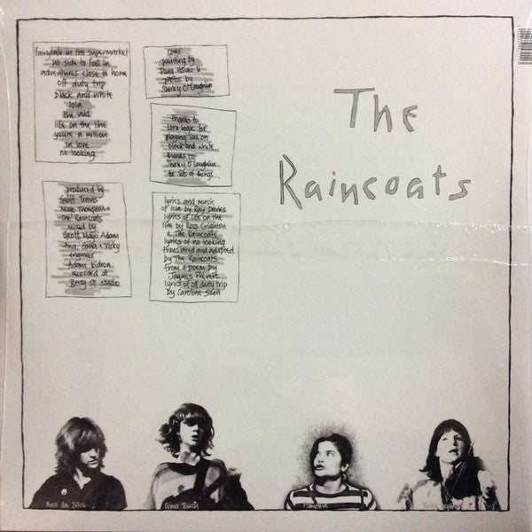 RAINCOATS, THE (ザ・レインコーツ) - S.T. (UK 1,000限定復刻リマスター再発「シルヴァーヴァイナル」 LP/NEW) 1,000枚限定シルバー盤再発!