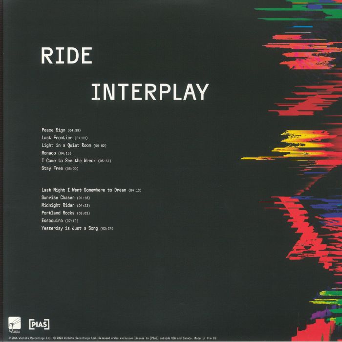 RIDE (ライド) - Interplay (EU 限定リリース 2xLP/NEW)