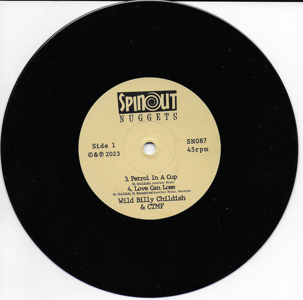 WILD BILLY CHILDISH & CTMF (ワイルド・ビリー・チャイルディッシュ & CTMF) - Love Comes In Spurts EP (UK 限定500枚ナンバリング入り4曲収録7インチEP/New)