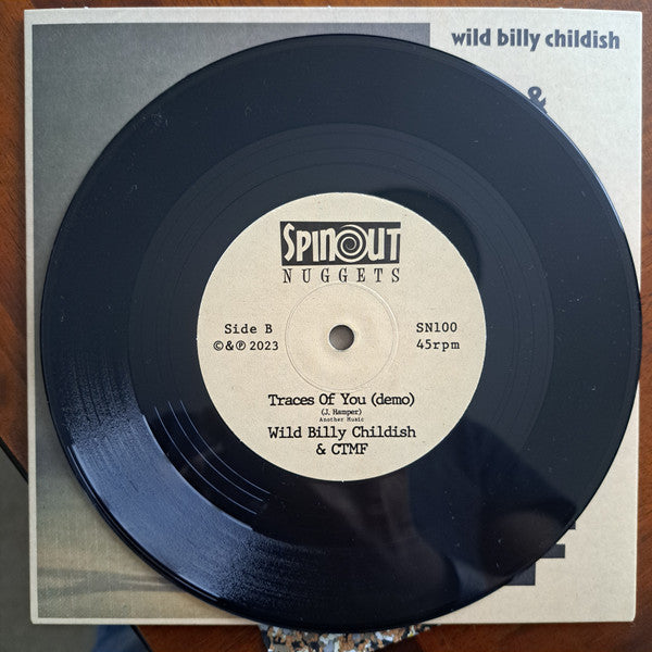 WILD BILLY CHILDISH & CTMF (ワイルド・ビリー・チャイルディッシュ & CTMF) - Traces Of You (UK 限定500枚ナンバリング入りざら紙ジャケ付き 7"/New)