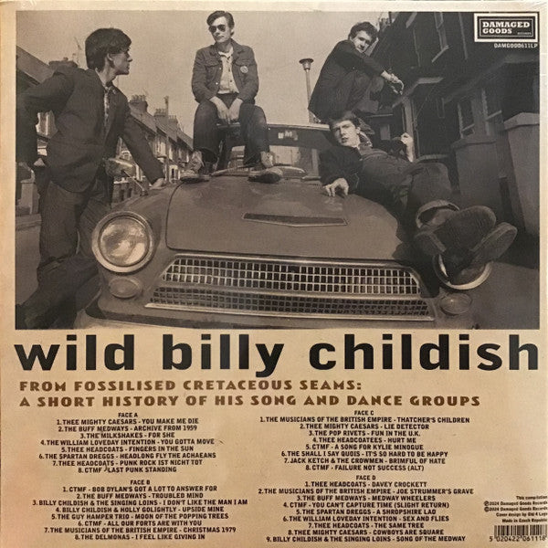 WILD BILLY CHILDISH (ワイルド・ビリー・チャイルディッシュ) - From Fossilised Cretaceous Seams (UK 限定LPx2枚組 - 見開きジャケ/New)