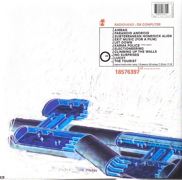 RADIOHEAD (レディオヘッド) - OK Computer (EU 限定復刻再発 2xLP/NEW) '97年名作3rdアルバム