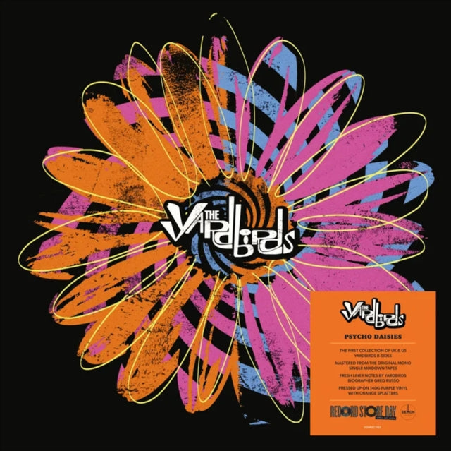 YARDBIRDS (ヤードバーズ) - PSYCHO DAISIES - THE COMPLETE B-SIDES (2024 RSD 3000枚限定「パープル&オレンジ・スプラッターVINYL」LP/New)