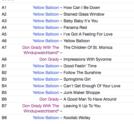 YELLOW BALLOON (イエロー・バルーン) - Yellow Balloon (US 限定ボーナス入り再発「イエローVINYL」LP/New) 珠玉のサンシャイン・ポップ満載!