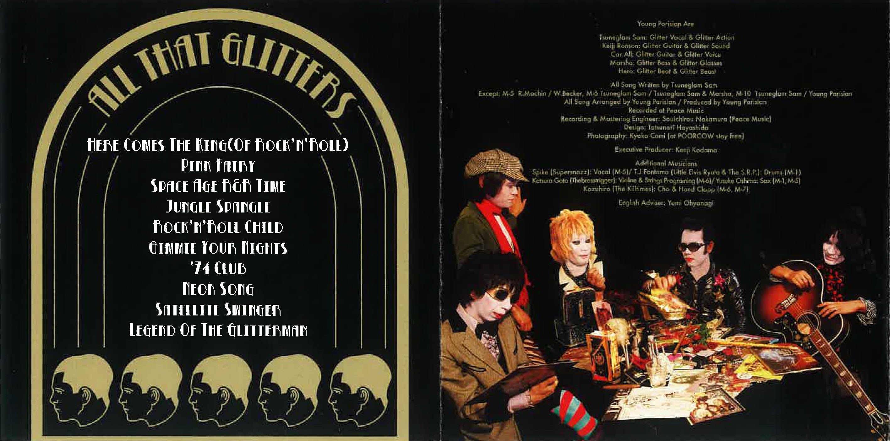 YOUNG PARISIAN (ヤング・パリジャン) - All That Glitters (Japan タイムボム 限定 CD/New) ’09年セカンド・アルバム