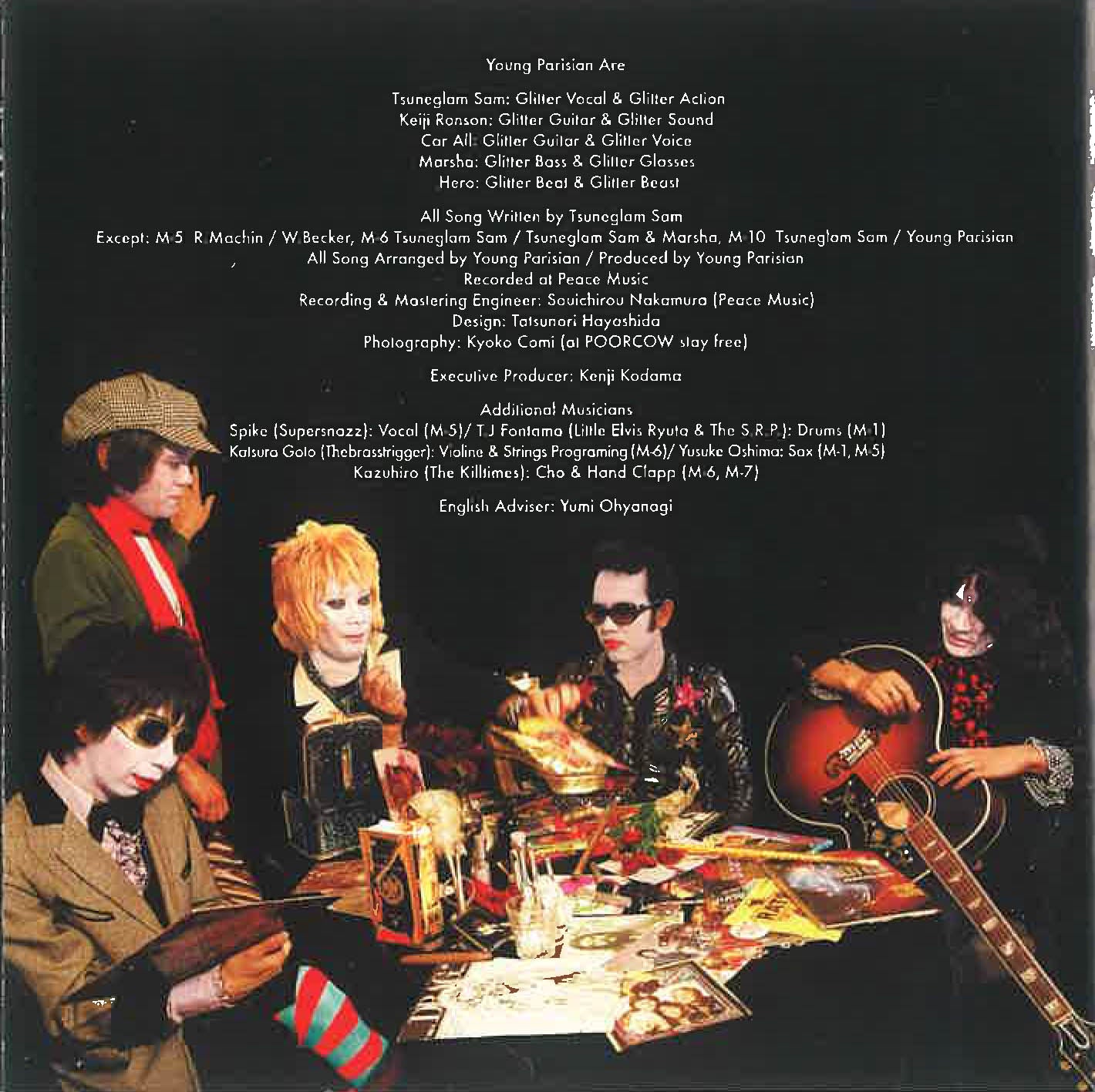 YOUNG PARISIAN (ヤング・パリジャン) - All That Glitters (Japan タイムボム 限定 CD/New) ’09年セカンド・アルバム