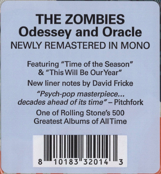 ZOMBIES (ゾンビーズ) - Odessey & Oracle (全世界共通限定リマスター再発「モノラル」LP/New) '68年大名作セカンド・アルバム!