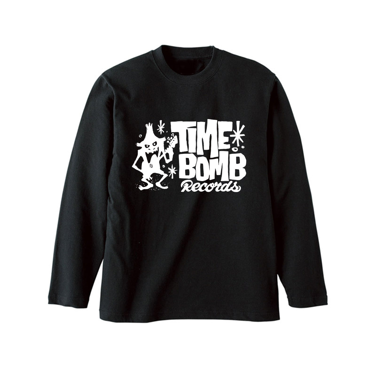 TIME BOMB RECORDS - Long T-Shirt /タイムボム・レコーズ・ロゴ・ロング T (黒/Black) 近日入荷、予約受付中