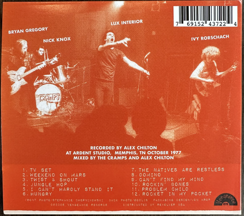 CRAMPS, THE (ザ・クランプス) - 墓場のごちそう:Gravest Gravy (タイムボム仕様「帯・アウタージャケ、ライナー付き」輸入Wallet 型 CD /New)‘77年録音幻の未発表音源49年ぶりに復活! ’26年8月下旬、世界同時発売(正規品)!独占先行予約受付中!