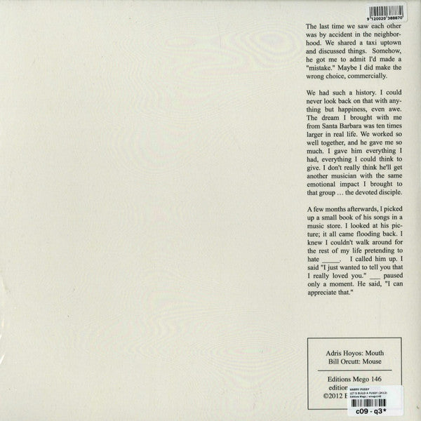 HARRY PUSSY (ハリー・プッシー) - Let's Build A Pussy (Austria 正規限定再発 2xLP/NEW) '98年アルバム