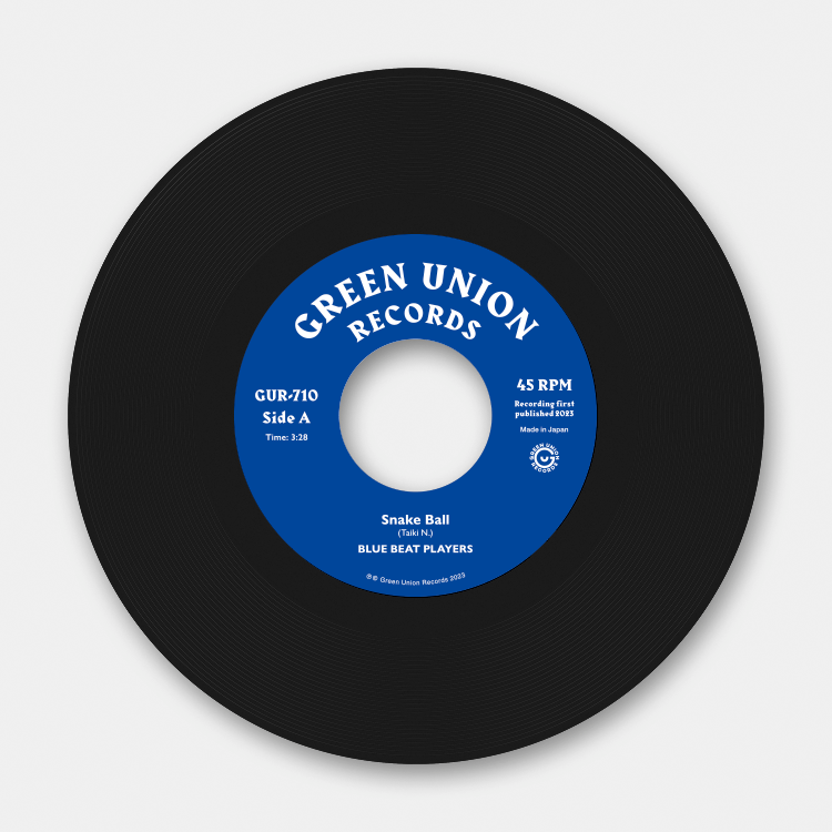 BLUE BEAT PLAYERS (ブルー・ビート・プレイヤーズ) - Snake Ball / Peer Pressure (Japan 限定プレス 7"/New) 2023年最新作はインスト!