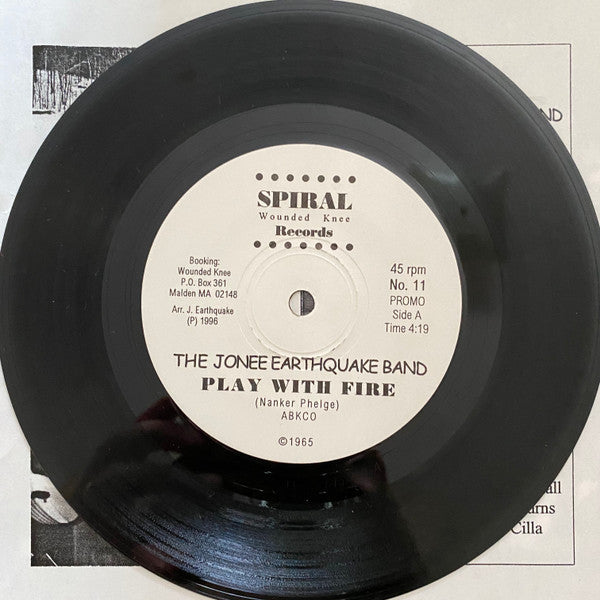 JONEE EARTHQUAKE BAND, THE (ザ・ジョニー・アースクエイク・バンド) - Play With Fire (US Orig.7"「廃盤 New」残少!)