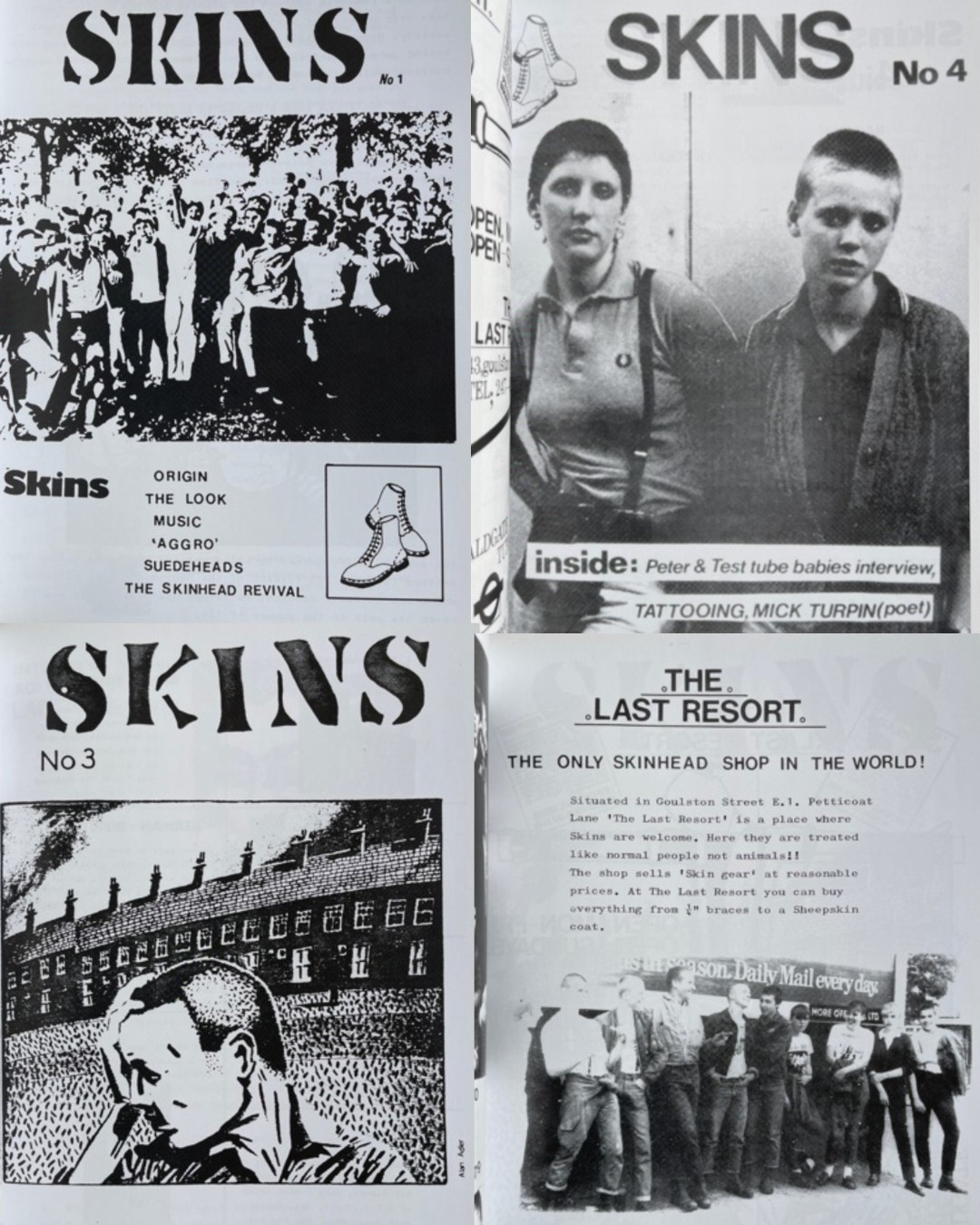 LAST RESORT BOOK, THE (ザ ・ラスト・リゾート・ブック) - The Complete Last Resort Magazines & More (EU限定再販ブック/ New) ファンジン『スキンズ』誌の復刻コレクション!